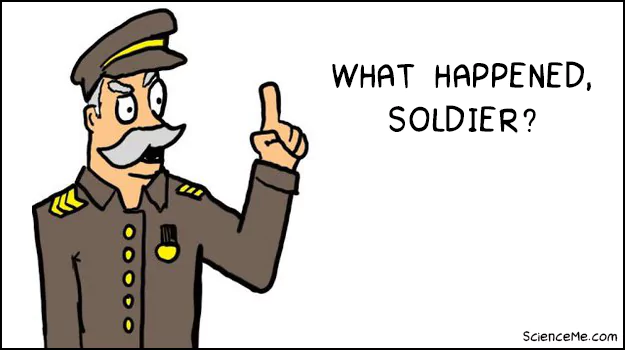 Army general cartoon