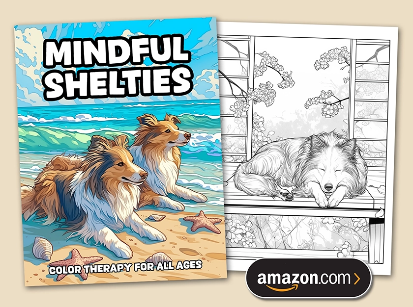 Mindful Shelties - Coloring Pages for All Ages