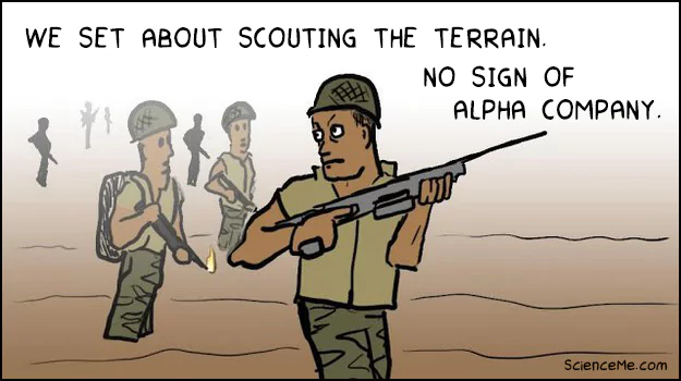 Soldiers cartoon